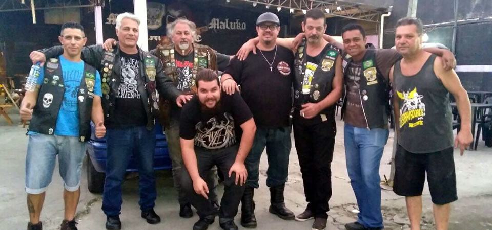 Integrantes dos Desbravadores Moto Clube